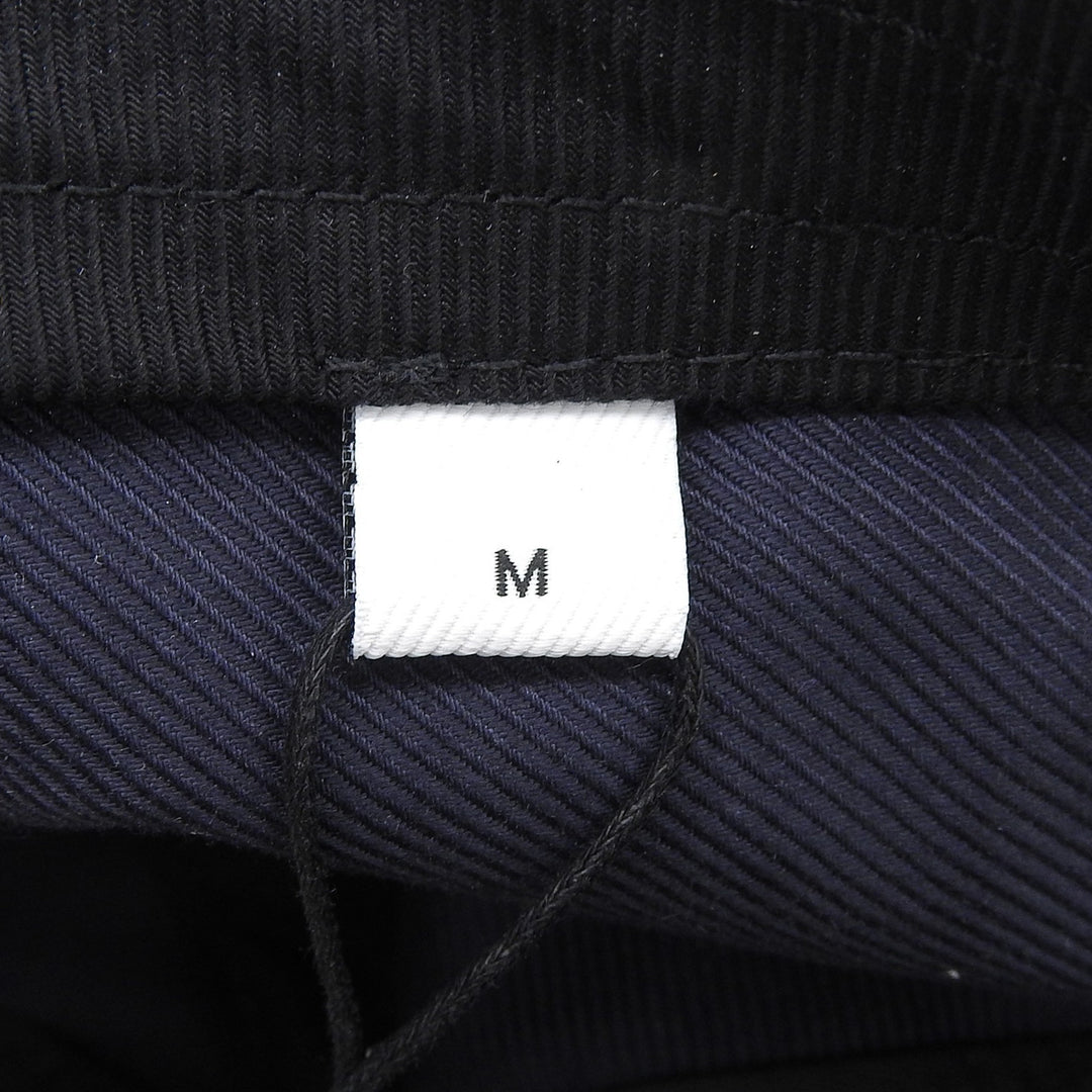 Pristine BURBERRY cap Leather accents, logo embroidery, baseball Indigo cotton