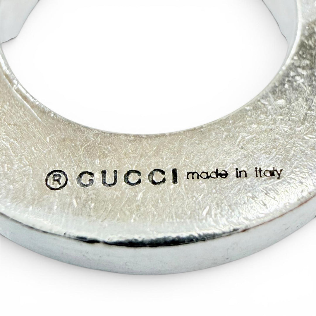 Great GUCCI Necklace Ball Chain Necklace, Size L Silver AG925 Women 602736