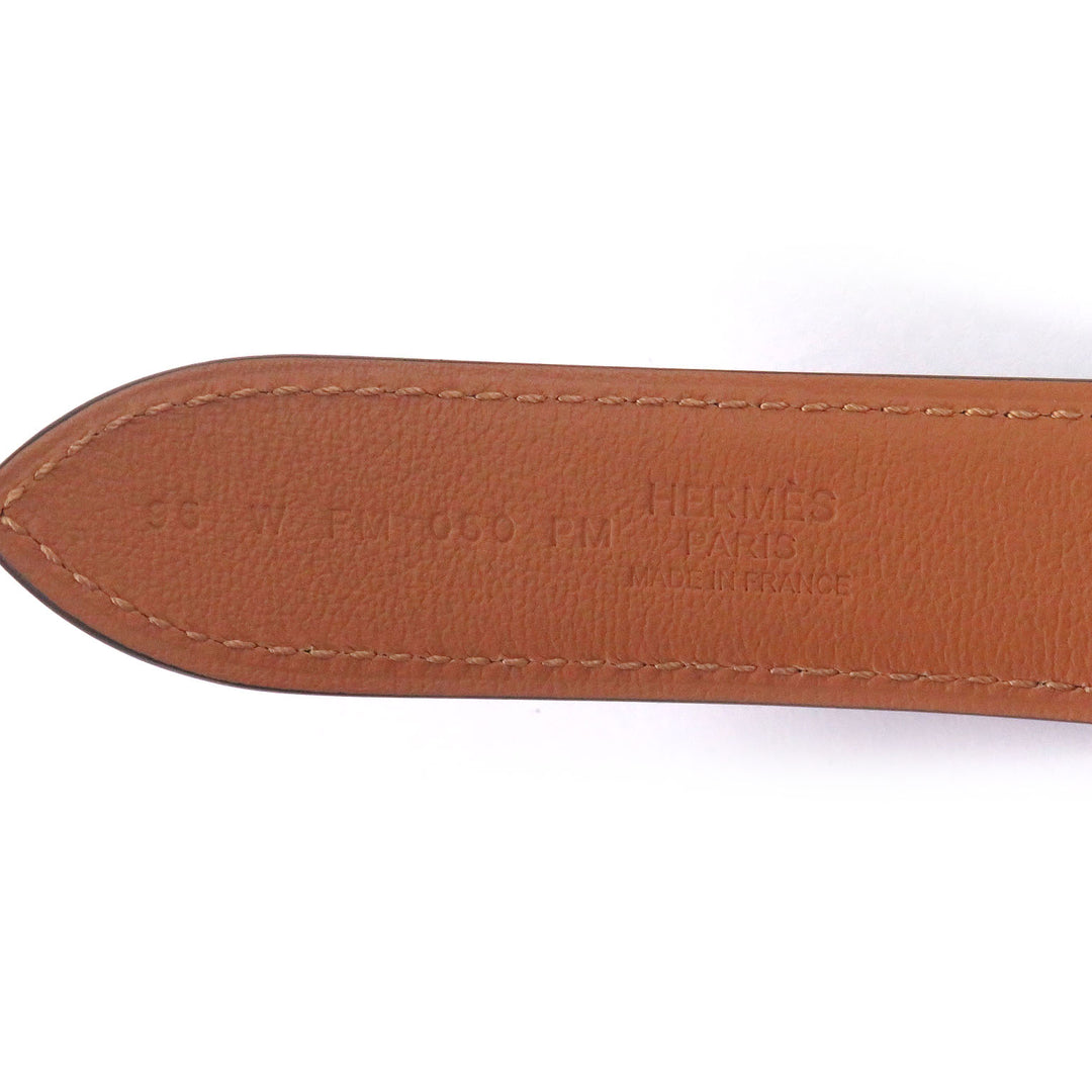 Excellent HERMES belt Andy 26 Vauvarenia mens H010646UB34085