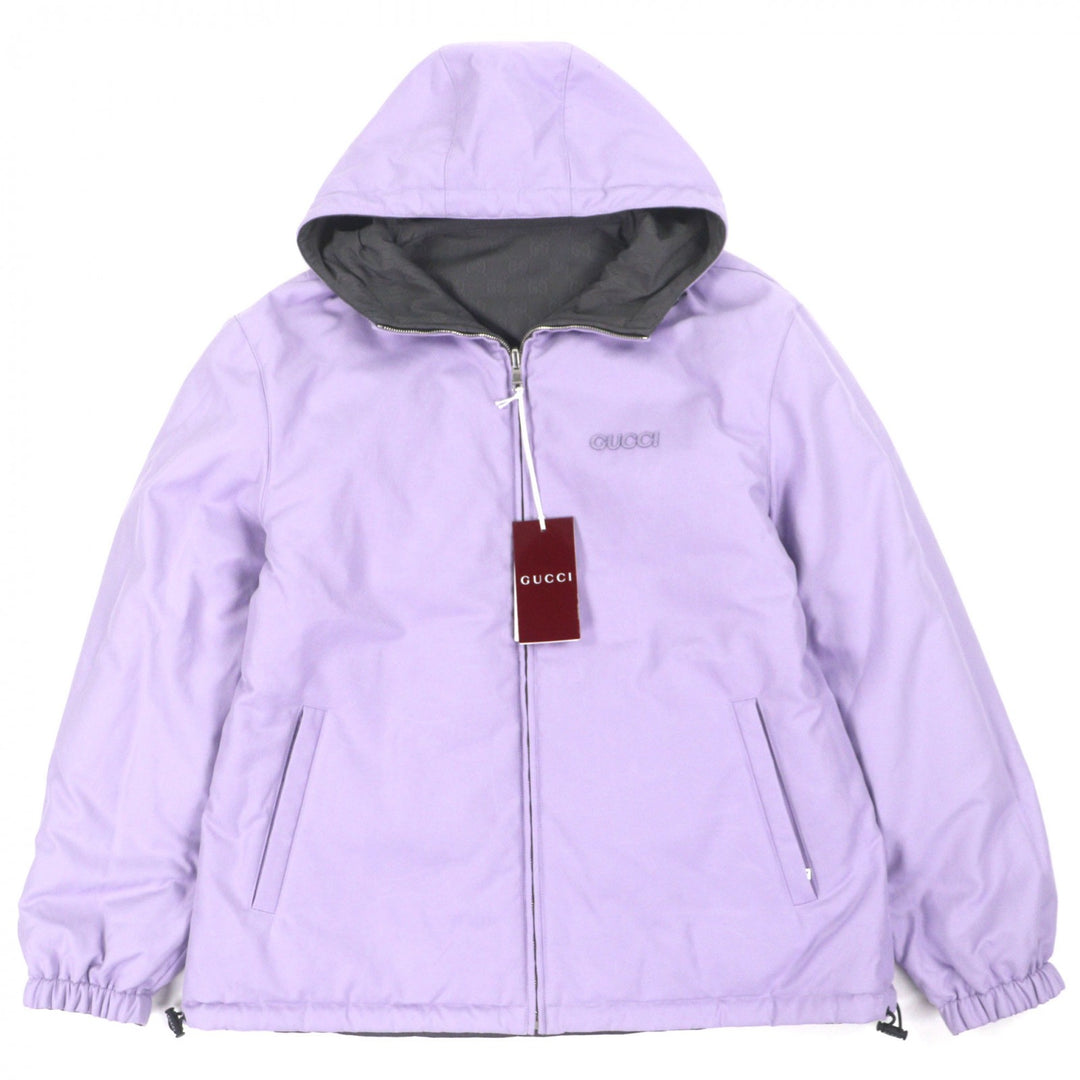 Great GUCCI Nylon jacket purple polyester mens 48 795697