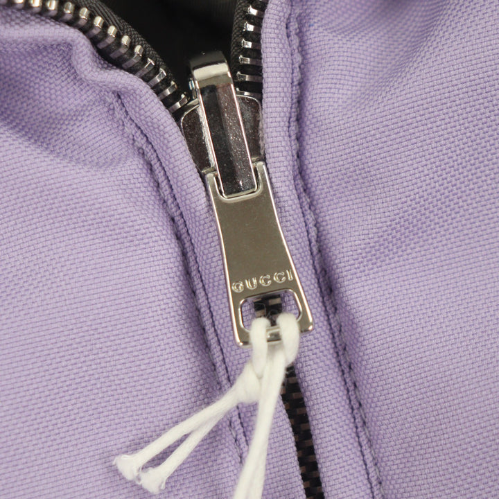 Great GUCCI Nylon jacket purple polyester mens 48 795697