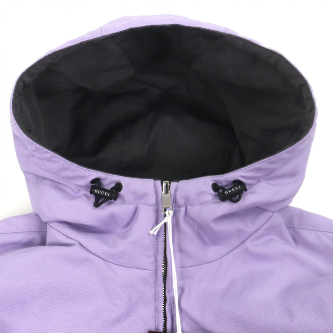 Great GUCCI Nylon jacket purple polyester mens 48 795697