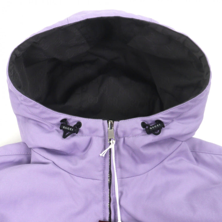 Great GUCCI Nylon jacket purple polyester mens 48 795697