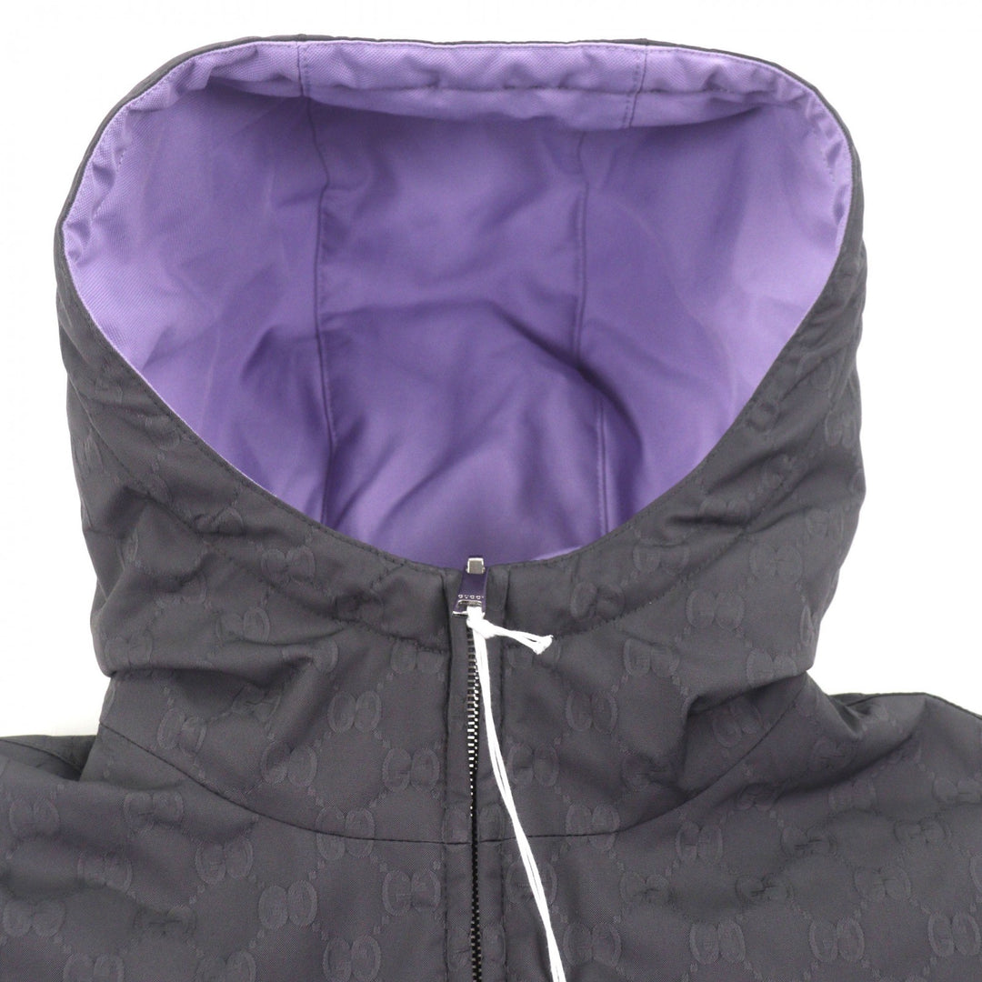 Great GUCCI Nylon jacket purple polyester mens 48 795697