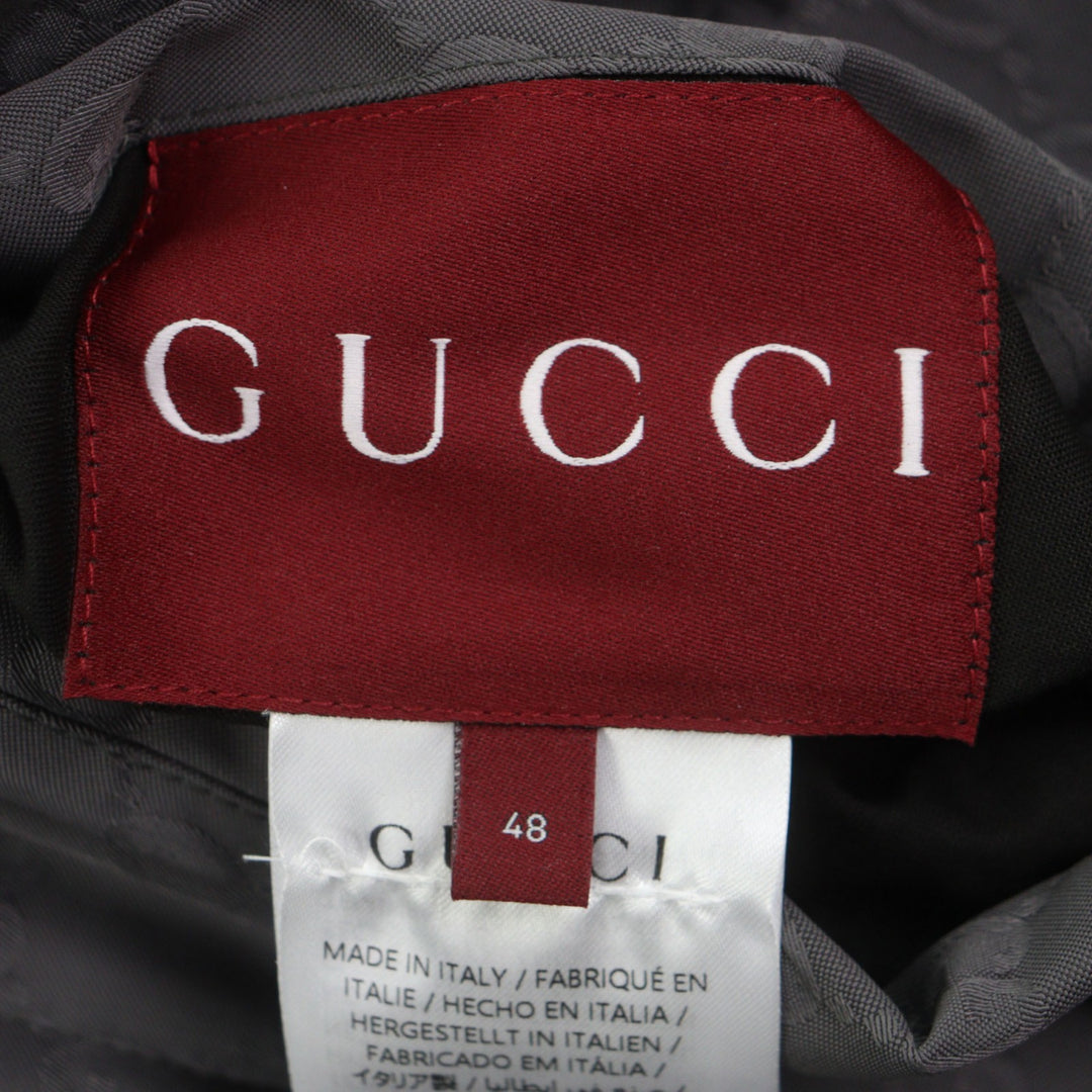 Great GUCCI Nylon jacket purple polyester mens 48 795697