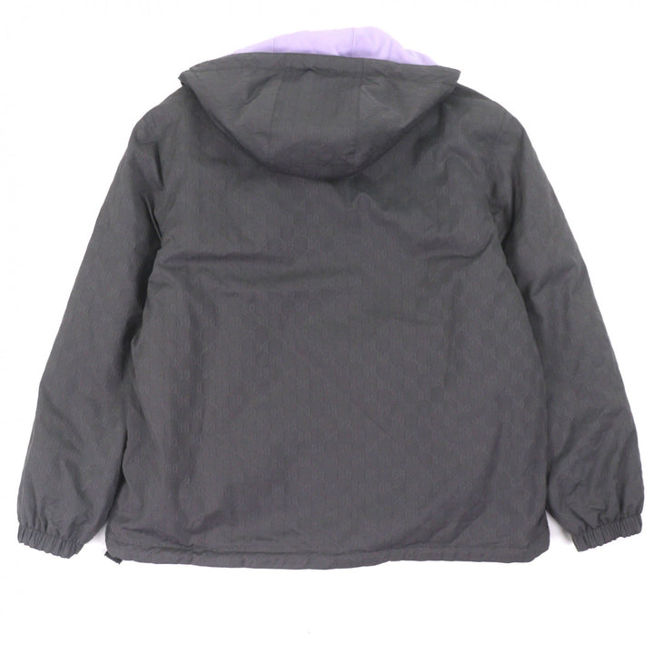 Great GUCCI Nylon jacket purple polyester mens 48 795697