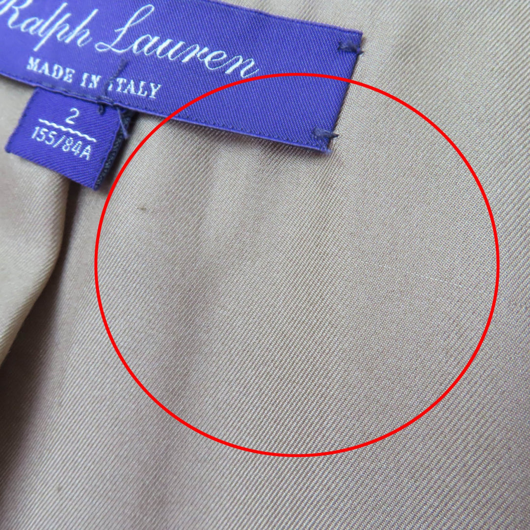 Excellent RALPH LAURENPURPLE LABEL coat Camel Camel Women 2