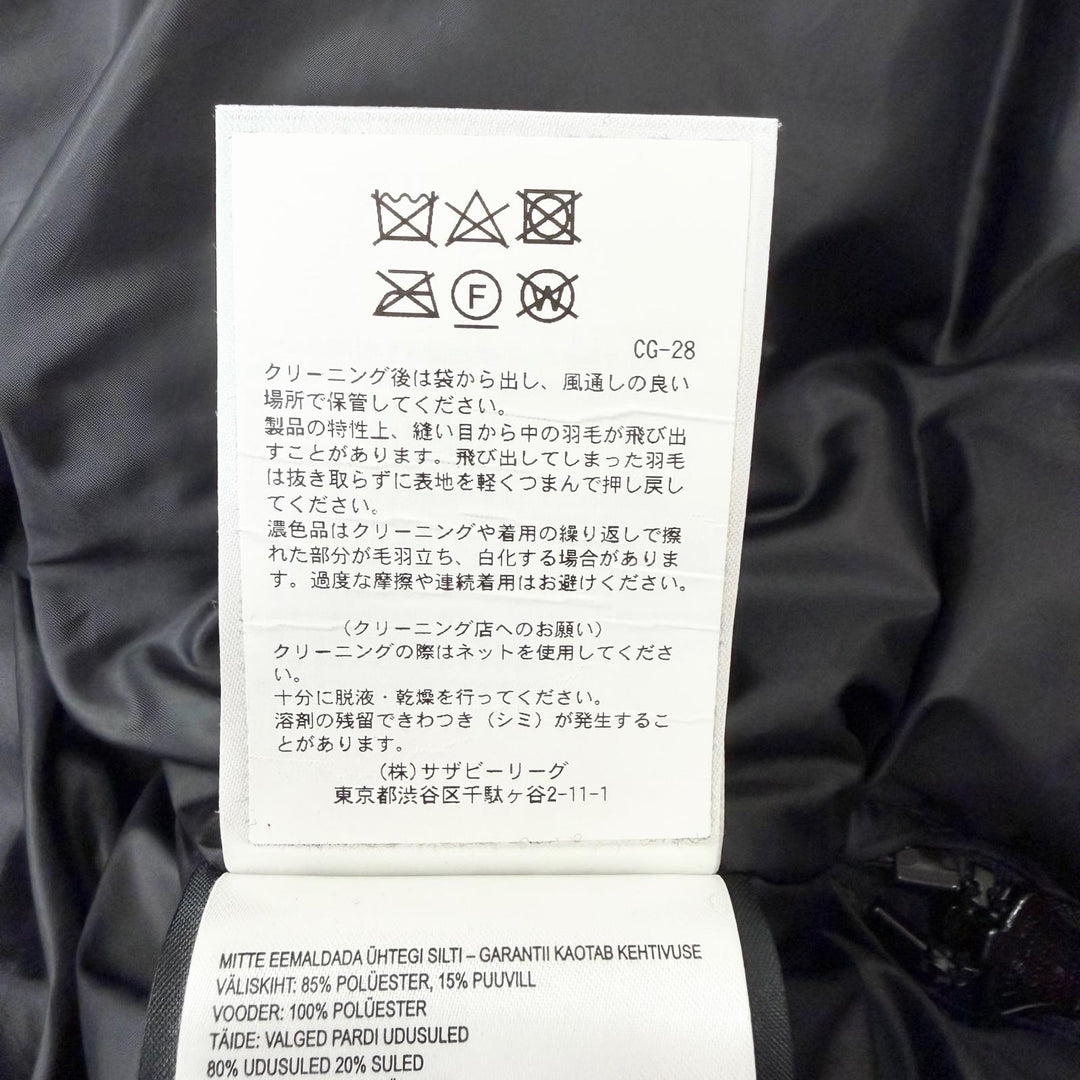 Very Good CANADA GOOSE Down jacket Black label black polyester