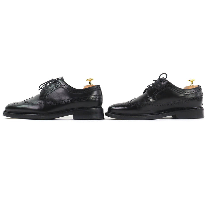 Great Jalan Sriwijaya Leather shoes EDWARD Wingtip Dainite sole black 7.5 98652