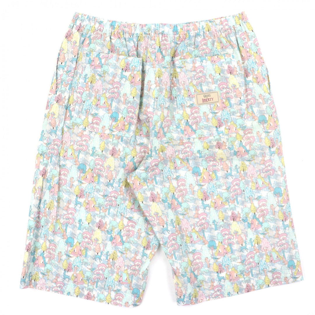 Excellent GUCCI Shorts LIBERTY Liberty Multi cotton mens 46 636592