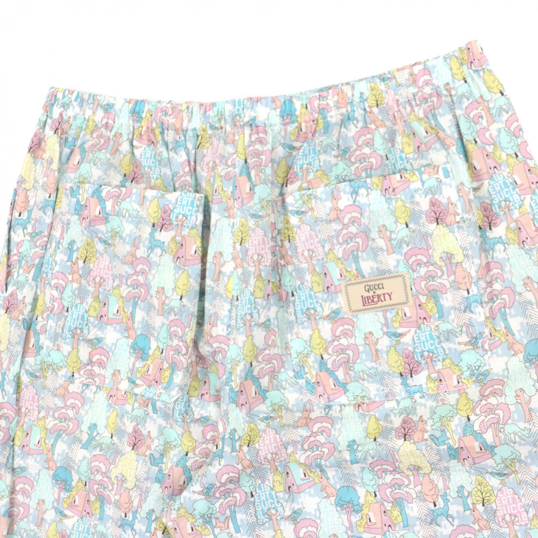Excellent GUCCI Shorts LIBERTY Liberty Multi cotton mens 46 636592