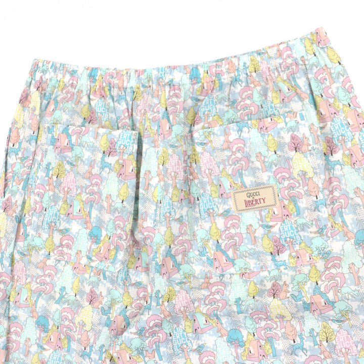 Excellent GUCCI Shorts LIBERTY Liberty Multi cotton mens 46 636592