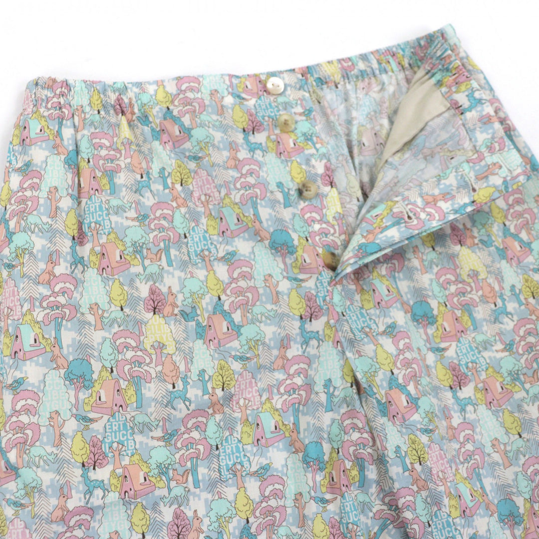 Excellent GUCCI Shorts LIBERTY Liberty Multi cotton mens 46 636592