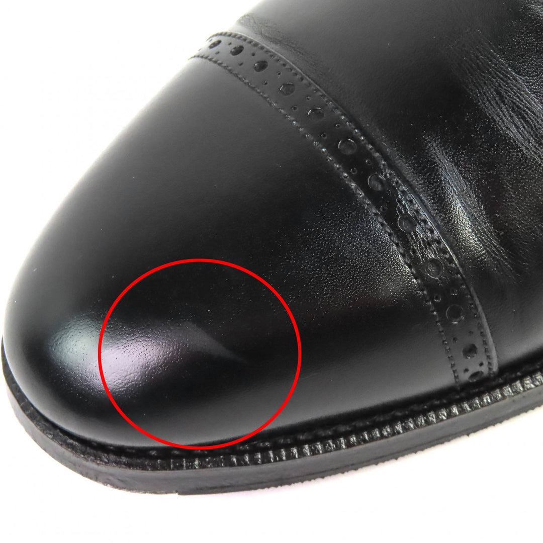Great Ray Mar Dress shoes LUCAS Punched cap toe leather shoes black mens 8