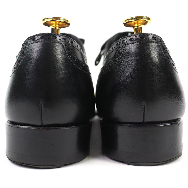 Great Ray Mar Dress shoes LUCAS Punched cap toe leather shoes black mens 8