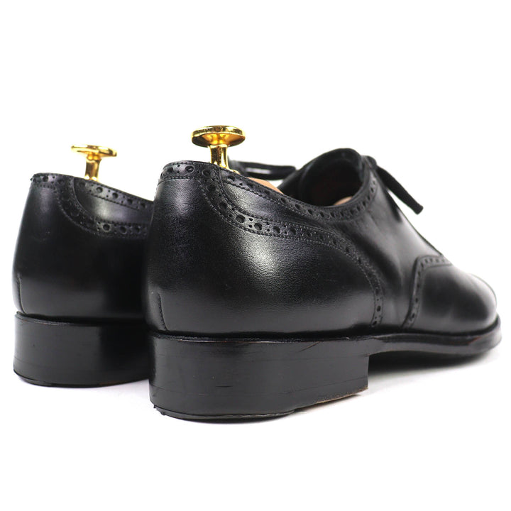 Great Ray Mar Dress shoes LUCAS Punched cap toe leather shoes black mens 8