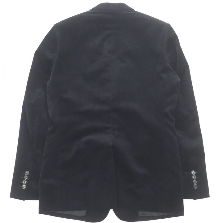 Excellent DIOR tailored jacket Single Velour black cotton mens 46 923C216A4542