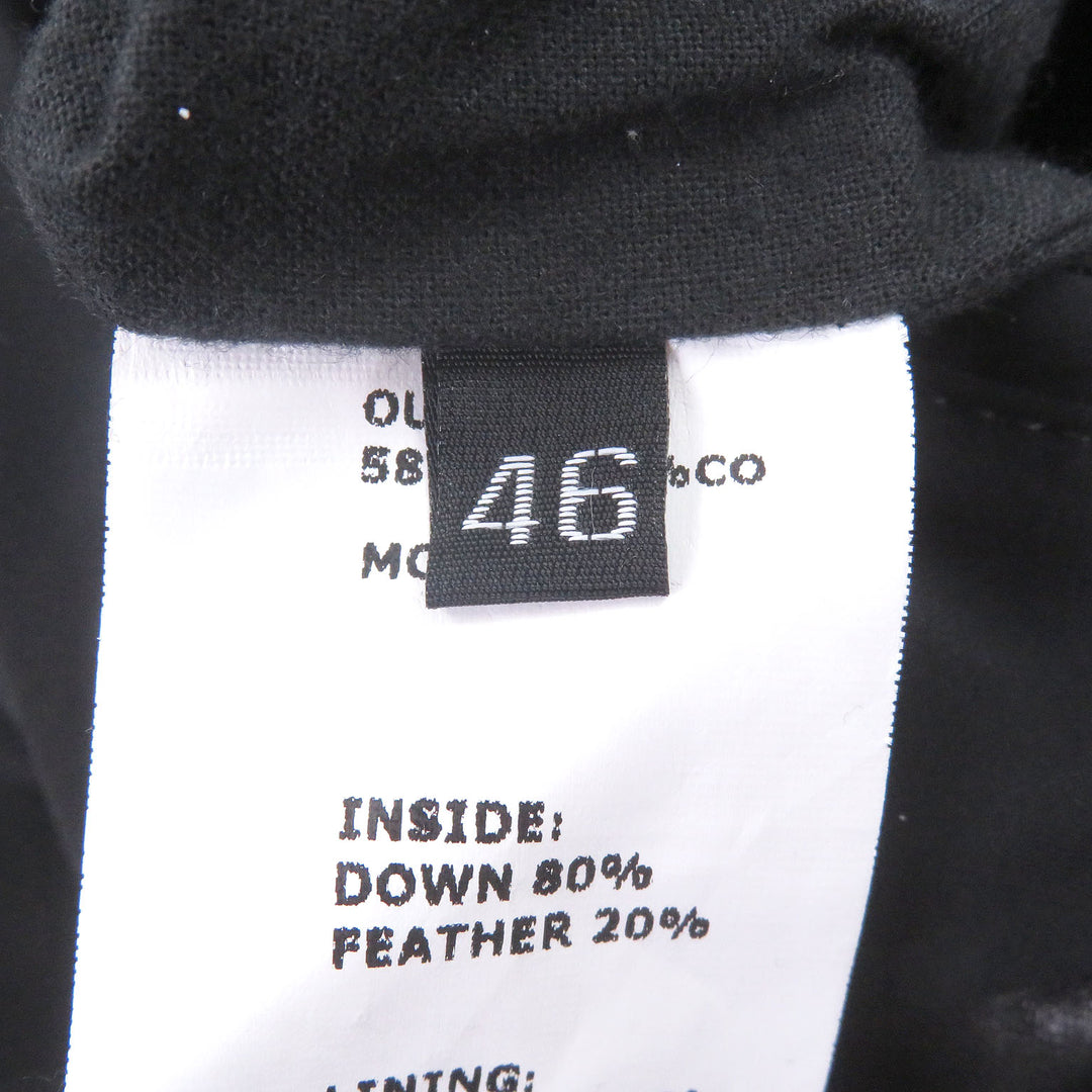 Great EMMETI Down vest DANIEL Toggle Button Hooded Mouton black