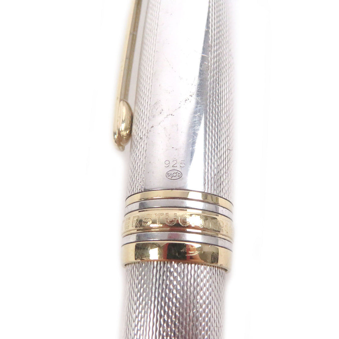 Very Good MONTBLANC fountain pen Solitaire 146 Silver SV925 mens