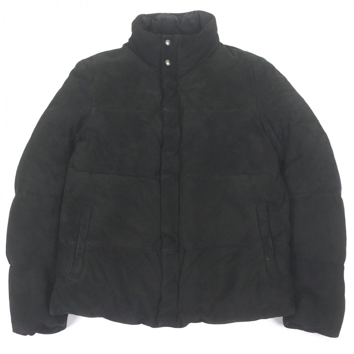 Very Good EMMETI Down jacket Double-zip logo button stand collar black