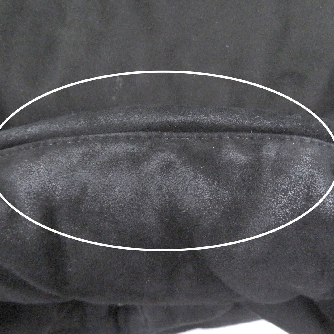 Very Good EMMETI Down jacket Double-zip logo button stand collar black