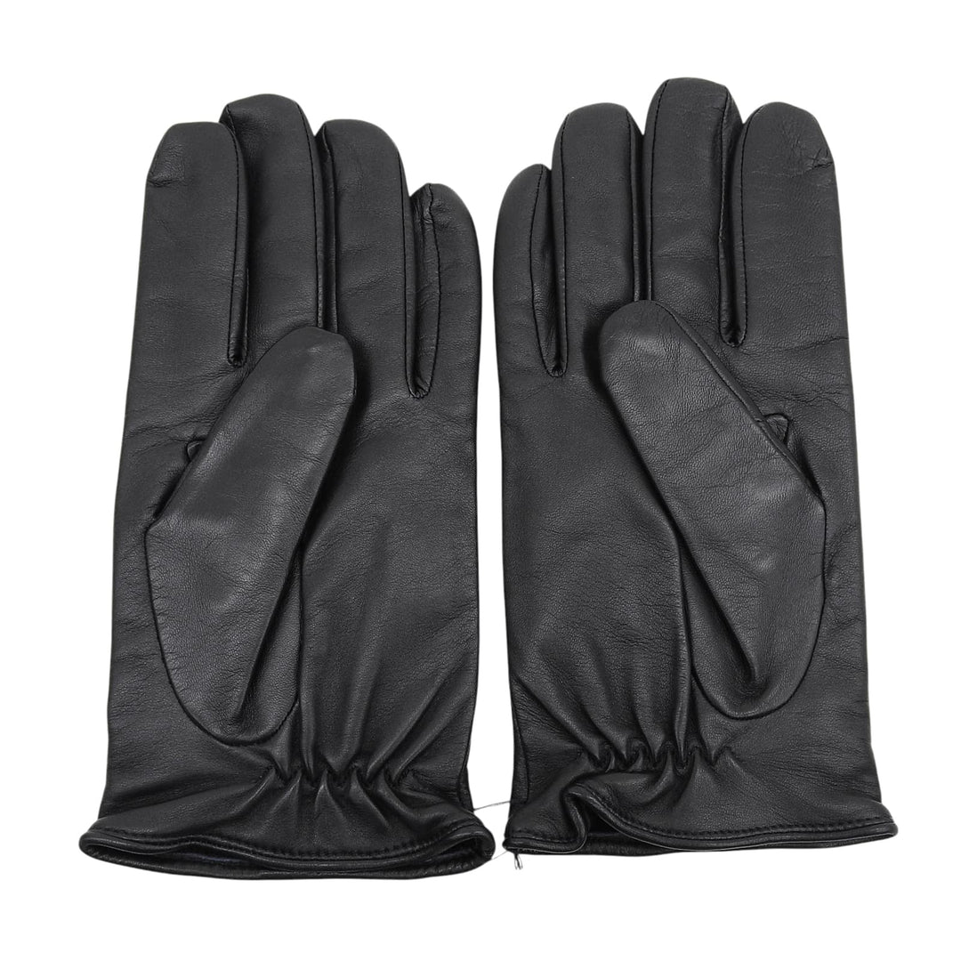 Pristine EMPORIO ARMANI gloves Glove black Sheep leather mens M 624136
