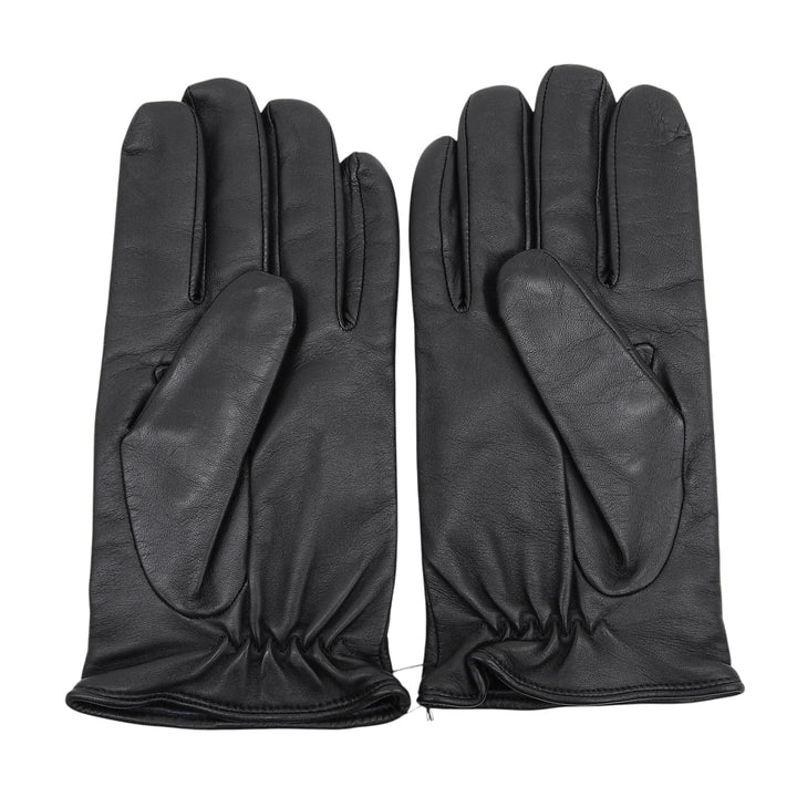 Pristine EMPORIO ARMANI gloves Glove black Sheep leather mens M 624136