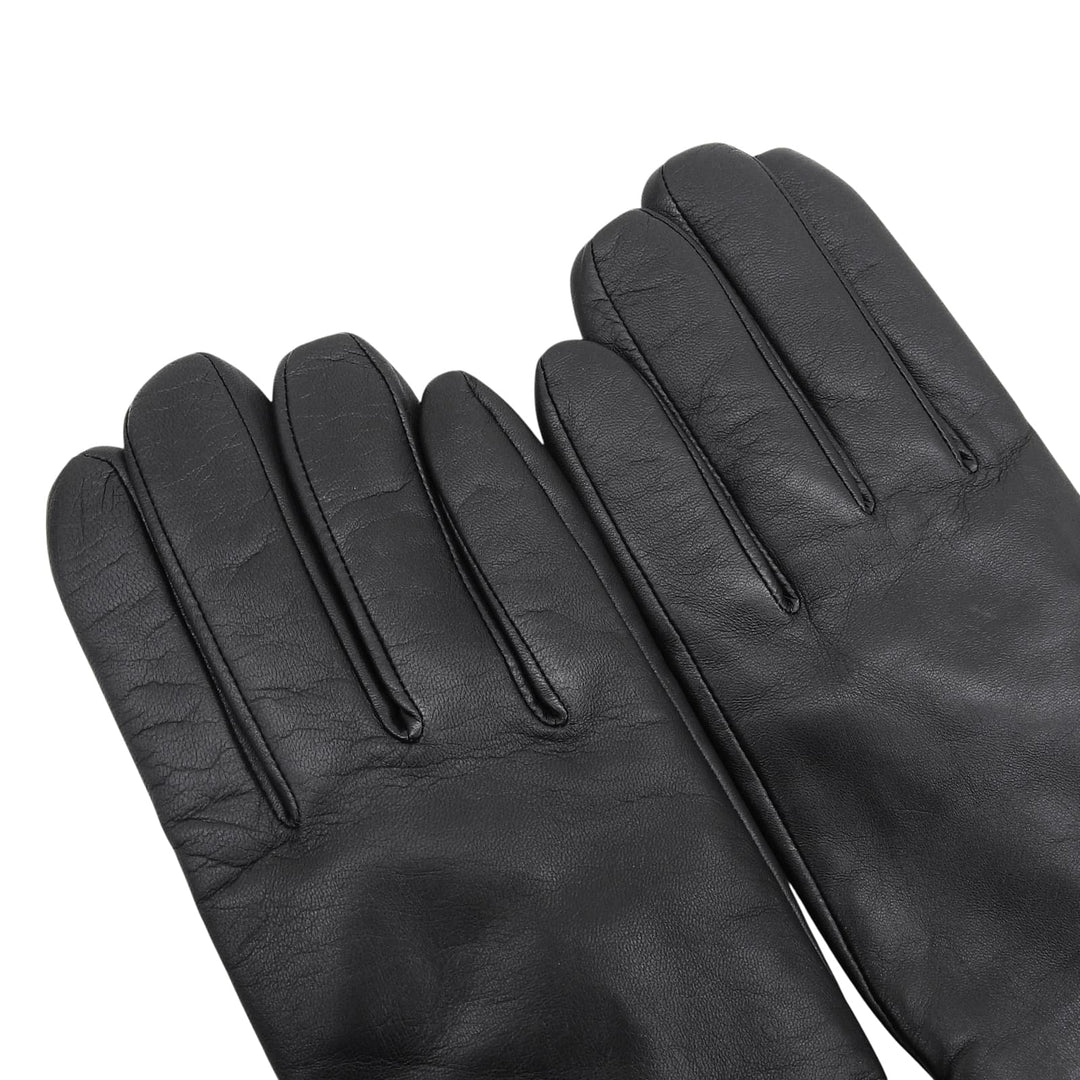 Pristine EMPORIO ARMANI gloves Glove black Sheep leather mens M 624136