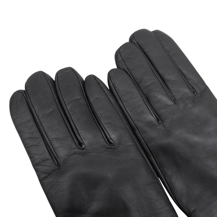 Pristine EMPORIO ARMANI gloves Glove black Sheep leather mens M 624136