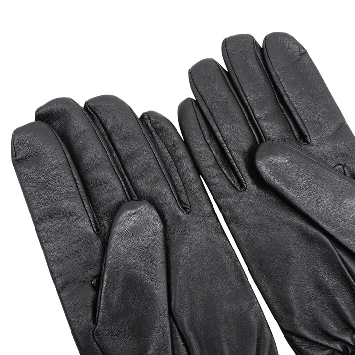 Pristine EMPORIO ARMANI gloves Glove black Sheep leather mens M 624136