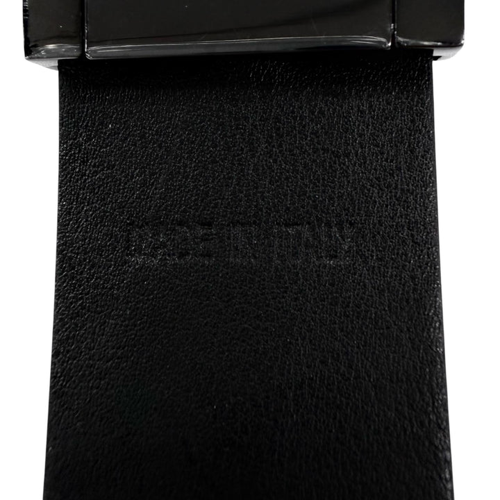 Pristine EMPORIO ARMANI belt Pin buckle reversible leather black mens Y4S195