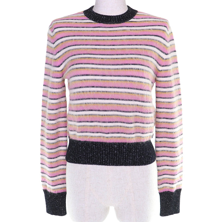 Excellent CHANEL Métiers d'Art Collection COCO Mark Knit Sweater 36 P72906