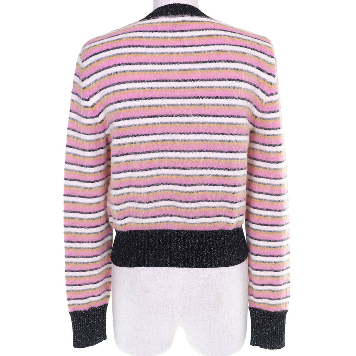 Excellent CHANEL Métiers d'Art Collection COCO Mark Knit Sweater 36 P72906