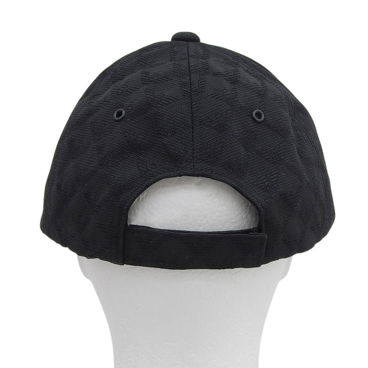Excellent EMPORIO ARMANI cap All-over pattern with metal logo black mens