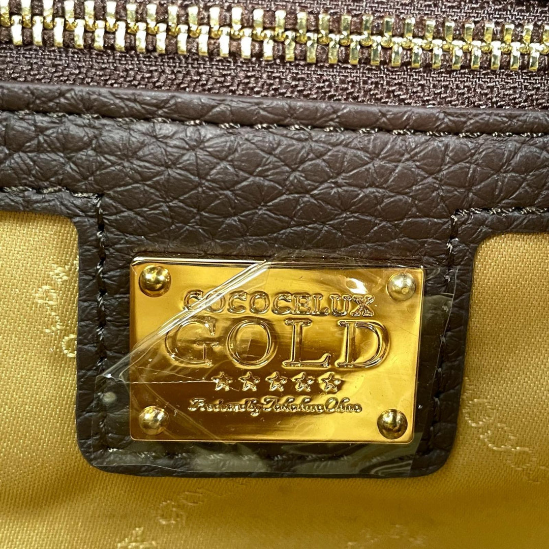Pristine COCOCELUX GOLD Shoulder Bag Popular model Hercules 2WAY Women 205DA0383
