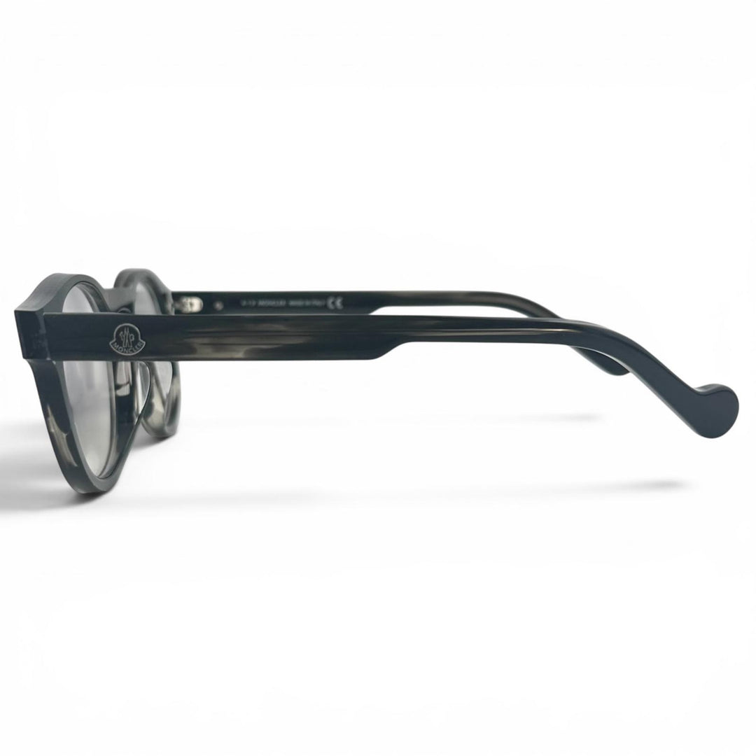 Pristine MONCLER Glasses Asian fit Boston style black mens ML5051-F