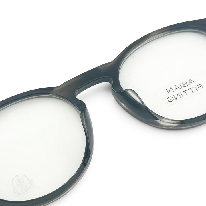 Pristine MONCLER Glasses Asian fit Boston style black mens ML5051-F