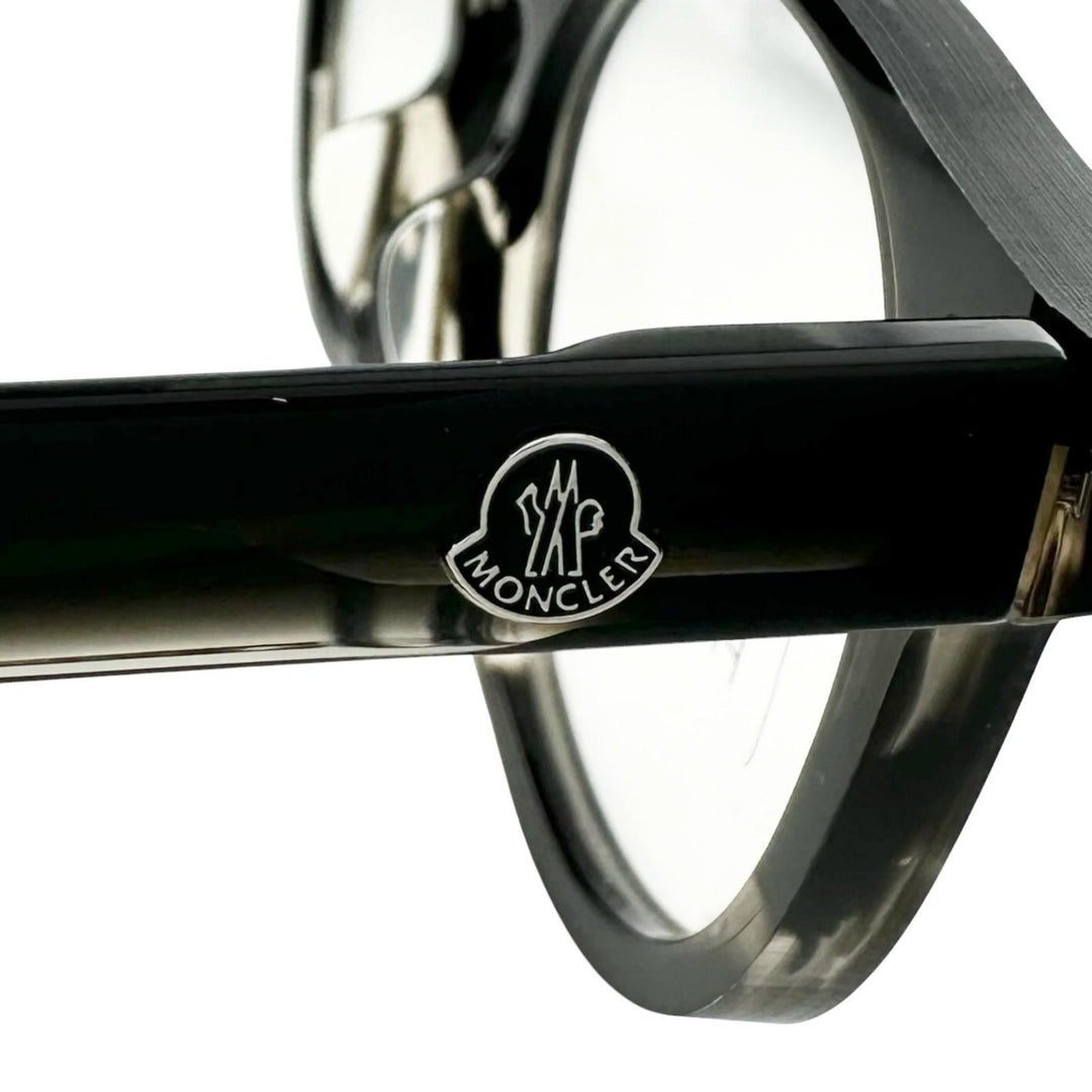 Pristine MONCLER Glasses Asian fit Boston style black mens ML5051-F