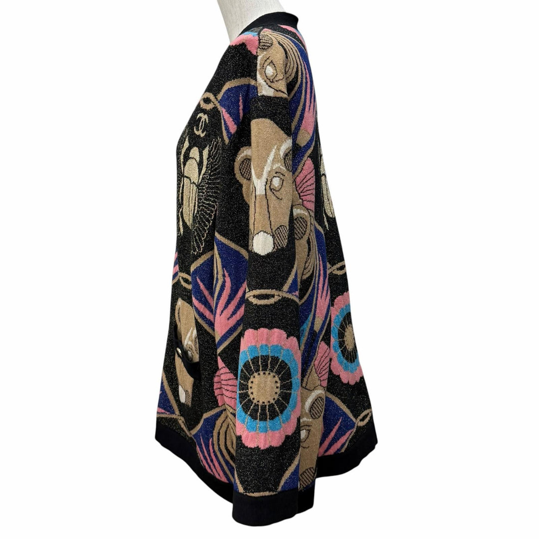 Excellent CHANEL cardigan Multi cashmere Women 42 P61687