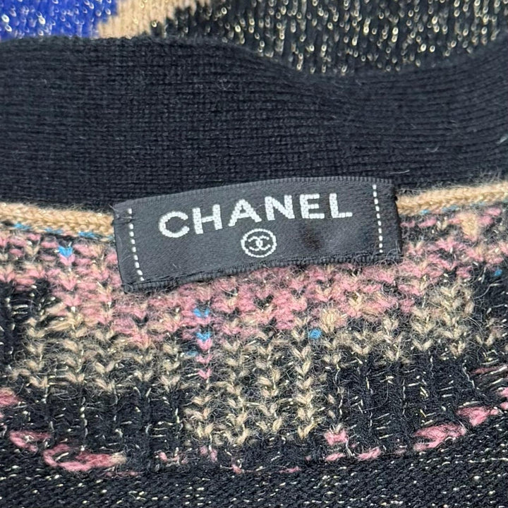 Excellent CHANEL cardigan Multi cashmere Women 42 P61687