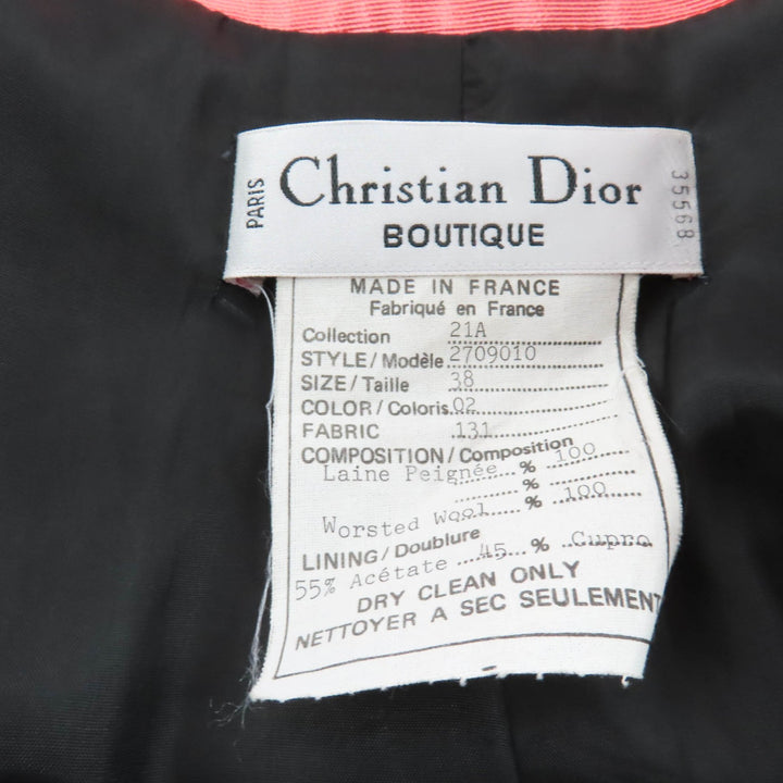 Great Christian Dior Jacket Collection No. 21A Front Button wool 38 2709010