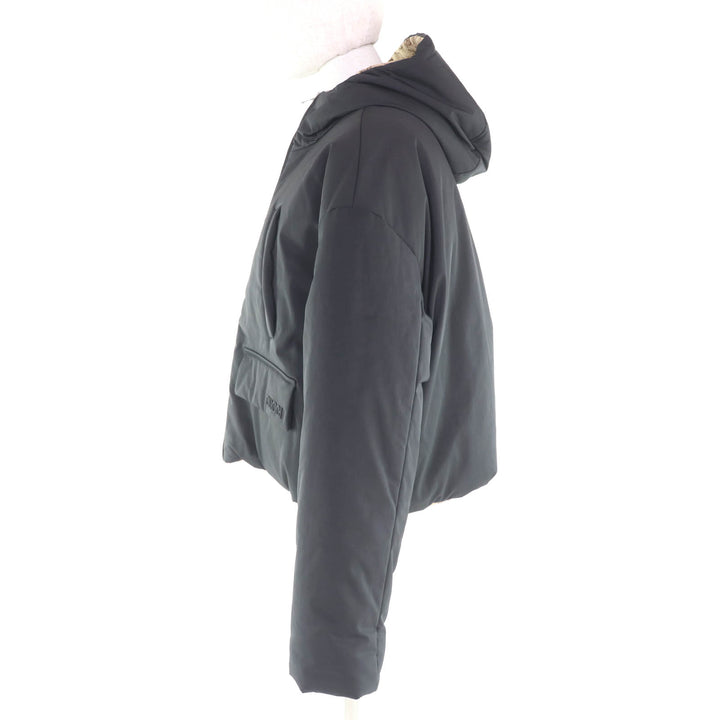 Pristine GUCCI Jacket Reversible GG canvas padding black polyester 44 789823
