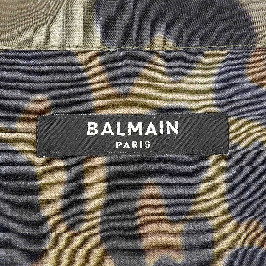 Excellent BALMAIN Long sleeve shirt beige Cupra mens 39 HU077VC98