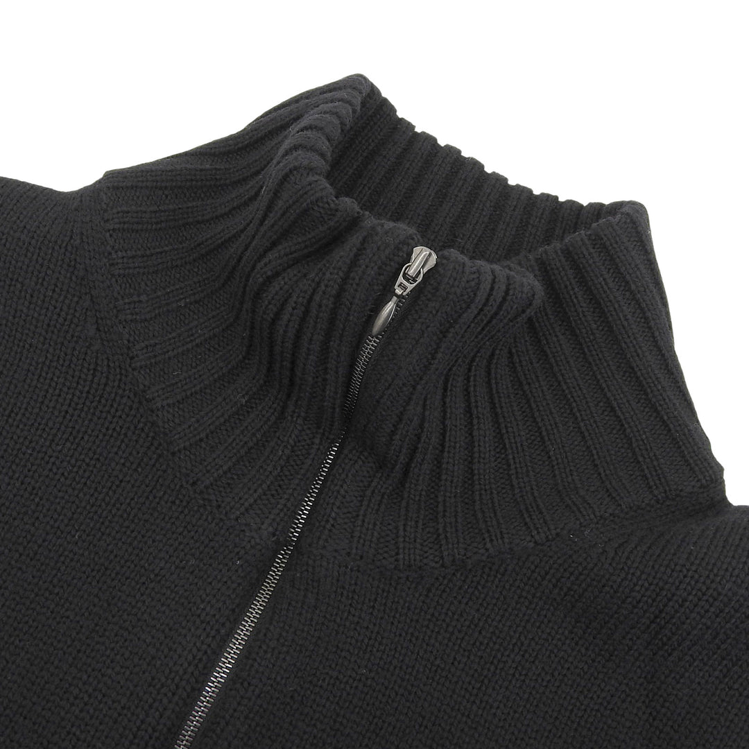 Excellent RE PURPOSE cardigan black wool mens M