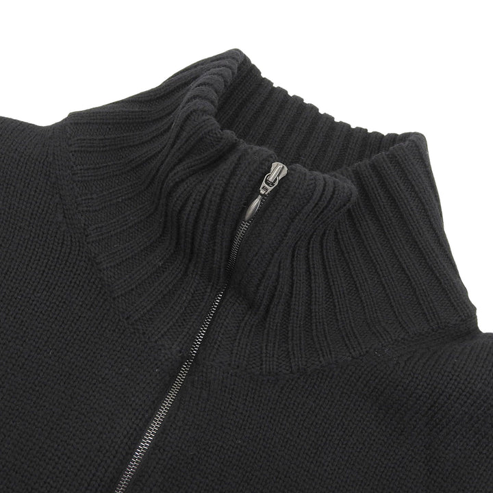 Excellent RE PURPOSE cardigan black wool mens M