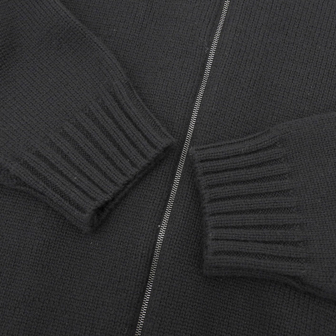 Excellent RE PURPOSE cardigan black wool mens M