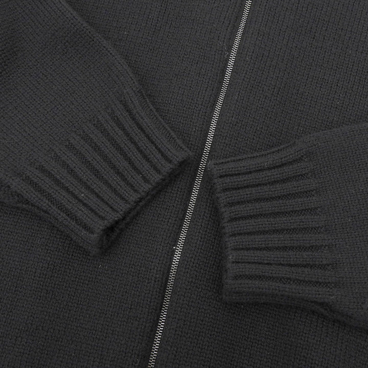 Excellent RE PURPOSE cardigan black wool mens M