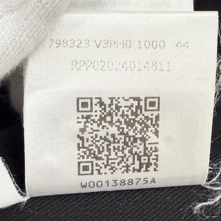 Great BOTTEGAVENETA Long sleeve shirt Wool twill shirt black wool mens 44 798323
