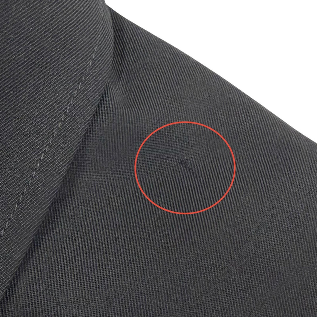 Great BOTTEGAVENETA Long sleeve shirt Wool twill shirt black wool mens 44 798323