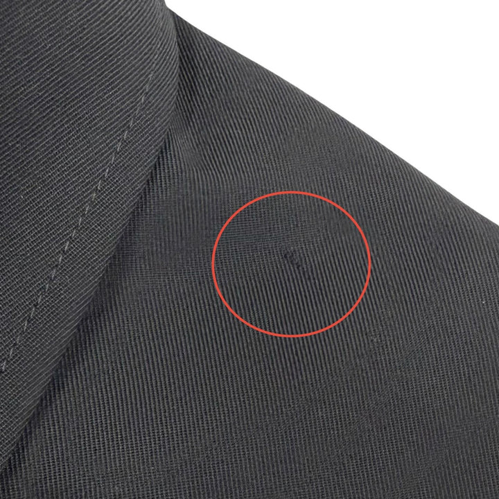 Great BOTTEGAVENETA Long sleeve shirt Wool twill shirt black wool mens 44 798323